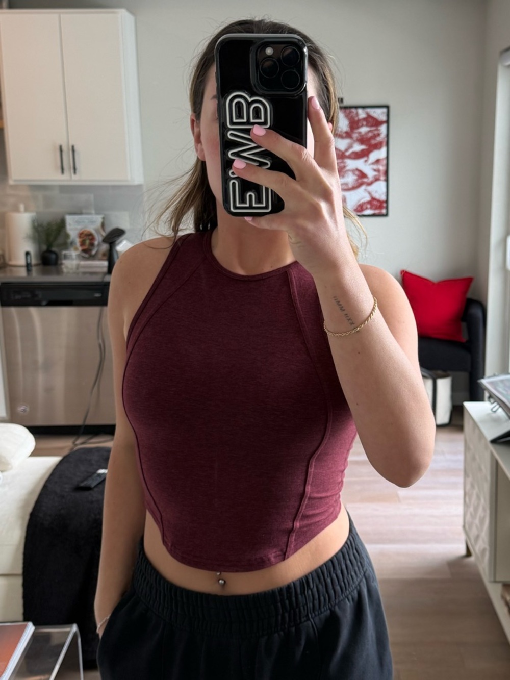 lululemon athletica Softy Suedey Crewneck Cropped Tank
